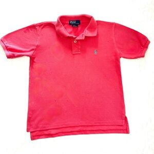 Ralph Lauren Kids Bright Pink Polo Shirt